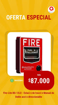 Estación Manual de Emergencia BG-12LX Doble Acción Direccionable - Fire Lite