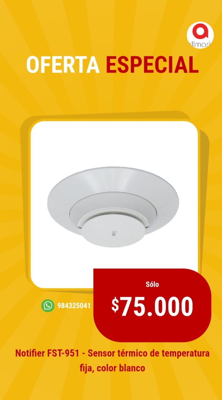 Fst-951 Sensor Térmico Notifier
